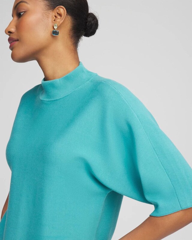 Short-Sleeve Pullover Sweater - image 4